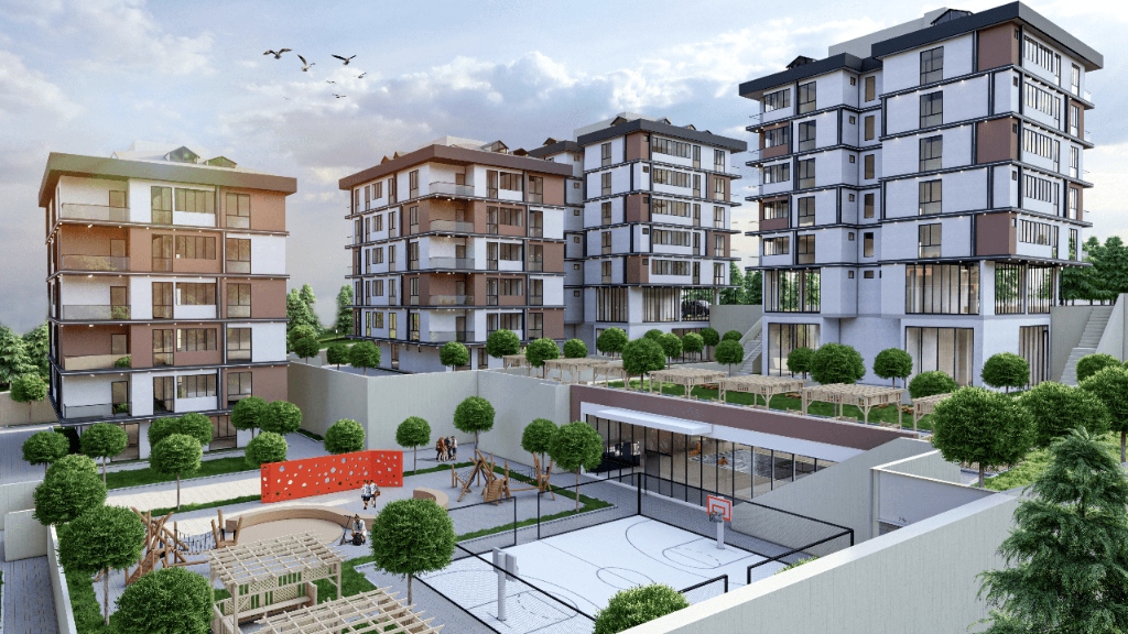 Garden City Lüks Satılık Daire İç Mimari ve Dış Cephe Detayı 4 - NHT Karakoç İnşaat