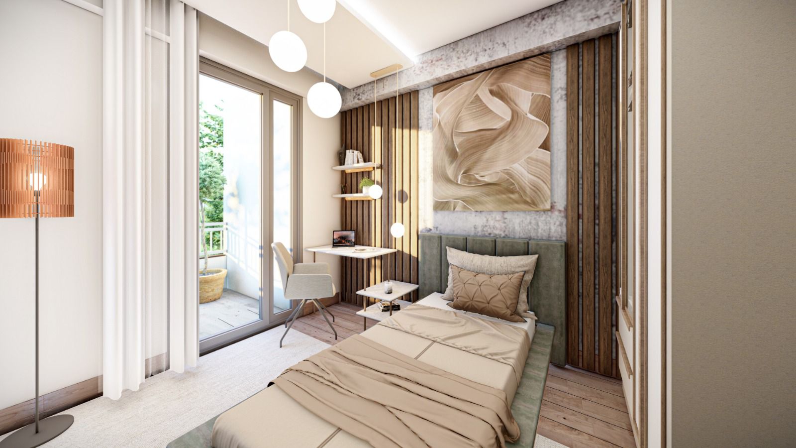 Golden City Lüks Satılık Daire İç Mimari ve Dış Cephe Detayı 6 - NHT Karakoç İnşaat